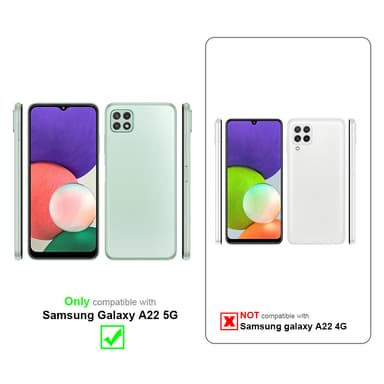 Samsung Galaxy A22 5G Suojakuori Lompakkokotelo