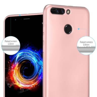 Honor 8 PRO Suojakuori Kotelo (Vaaleanpunainen)