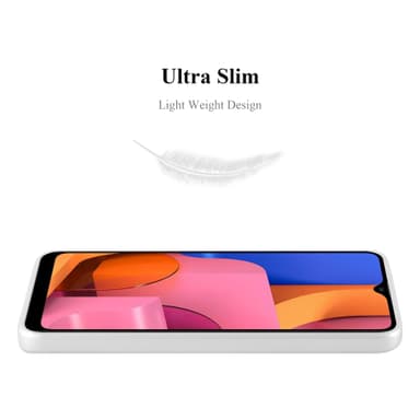 Samsung Galaxy A20s Suojakuori Kotelo (Hopea)
