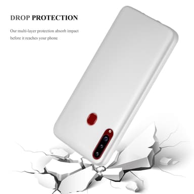 Samsung Galaxy A20s Suojakuori Kotelo (Hopea)