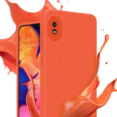 Samsung Galaxy A10 Suojakuori Kotelo (Oranssi)