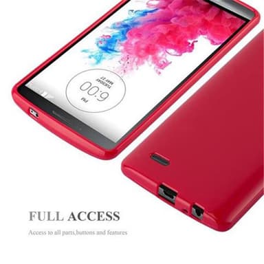 LG G3 Suojakuori Kotelo (Punainen)