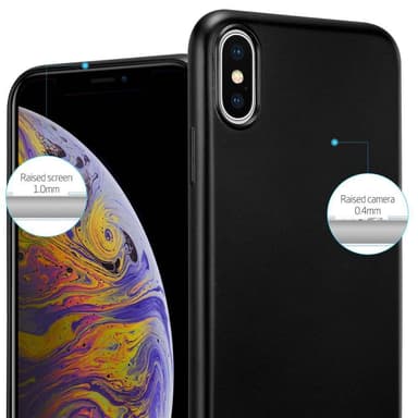 iPhone XS MAX Suojakuori Kotelo (Musta)