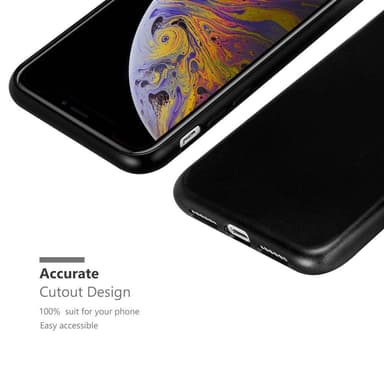 iPhone XS MAX Suojakuori Kotelo (Musta)