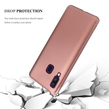 Samsung Galaxy A40 Suojakuori Kotelo (Vaaleanpunainen)