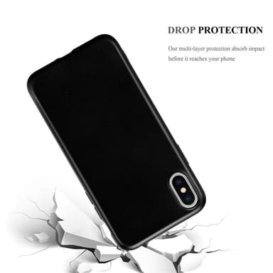 iPhone XS MAX Suojakuori Kotelo (Musta)