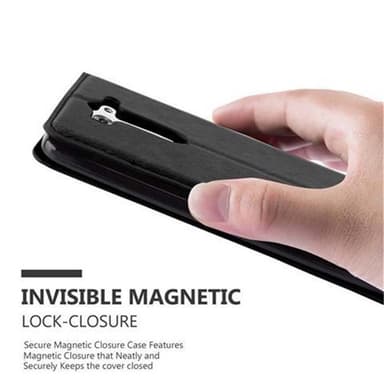 LG G3 MINI / G3 S Suojakuori Lompakkokotelo (Musta)
