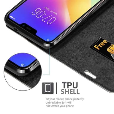 Vivo Y81i Suojakuori Lompakkokotelo (Ruskea)