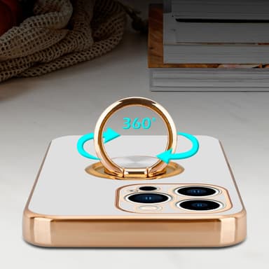 iPhone 14 PRO MAX Suojakuori Kotelo (Valkoinen)