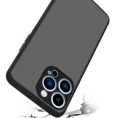 iPhone 13 PRO MAX Suojakuori Kotelo (Musta)