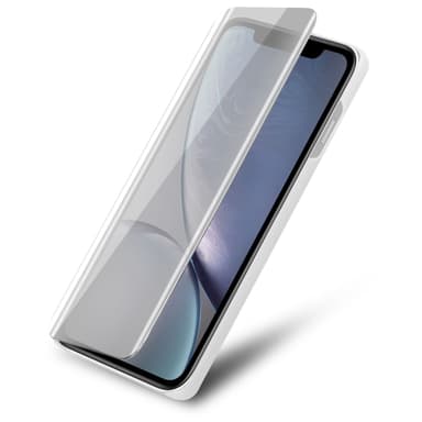 Suojakuori iPhone XR Lompakkokotelo (Hopea)