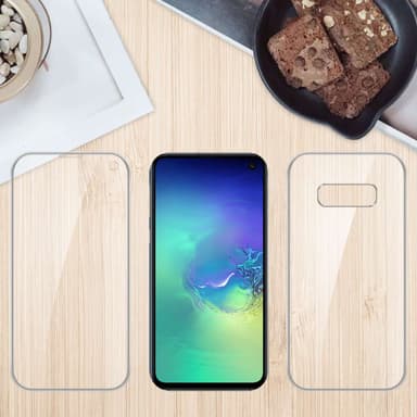 Samsung Galaxy S10e Suojakuori Cover (Läpinäkyvä)
