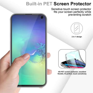 Samsung Galaxy S10e Suojakuori Cover (Läpinäkyvä)