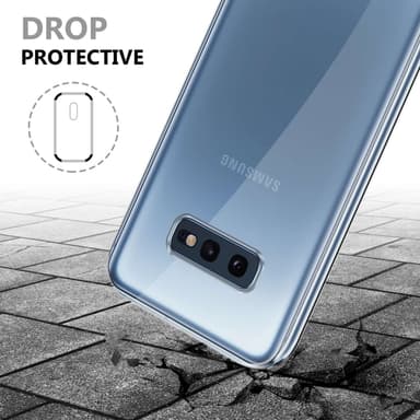 Samsung Galaxy S10e Suojakuori Cover (Läpinäkyvä)