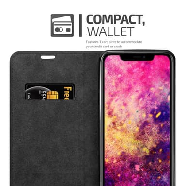 iPhone 12 / 12 PRO Suojakuori Lompakkokotelo (Punainen)