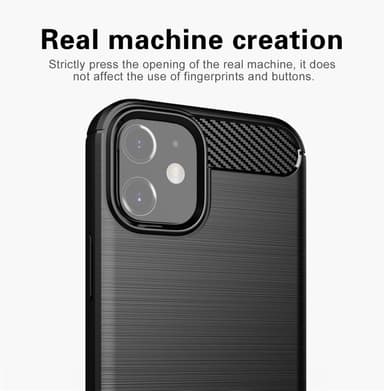 Suojakuori iPhone 12 MINI Kotelo (Musta)