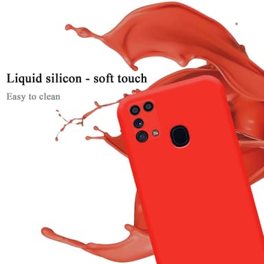Samsung Galaxy M31 Suojakuori Kotelo (Punainen)