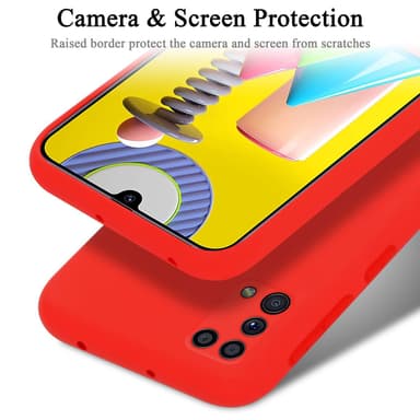 Samsung Galaxy M31 Suojakuori Kotelo (Punainen)