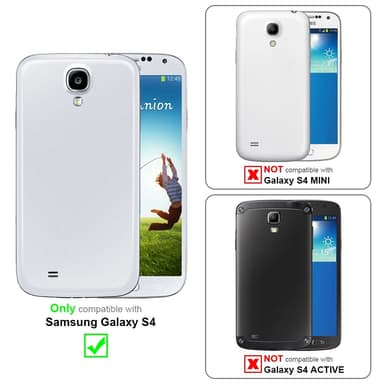 Samsung Galaxy S4 Suojakuori Lompakkokotelo (Musta)