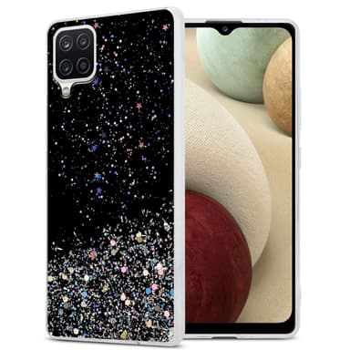 Samsung Galaxy A12 / M12 Suojakuori Kotelo (Musta)
