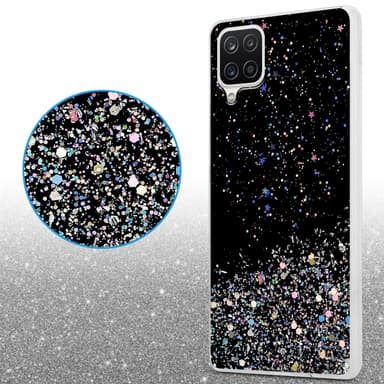 Samsung Galaxy A12 / M12 Suojakuori Kotelo (Musta)