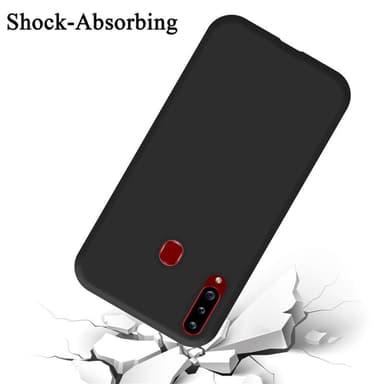 Samsung Galaxy A20s Suojakuori Kotelo Case (Musta)