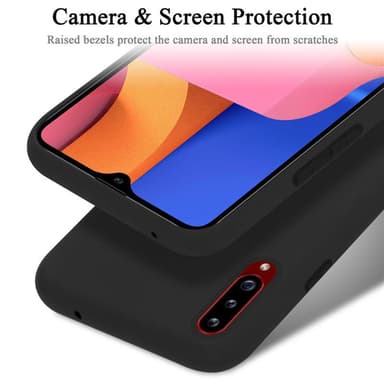 Samsung Galaxy A20s Suojakuori Kotelo Case (Musta)