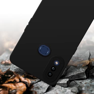 Samsung Galaxy A10s / M01s Suojakuori Kotelo (Musta)