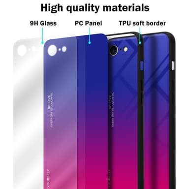 Suojakuori iPhone 7 / 7S / 8 / SE 2020 Kotelo (Musta)