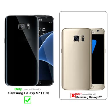 Suojakuori Samsung Galaxy S7 EDGE Kotelo (Musta)