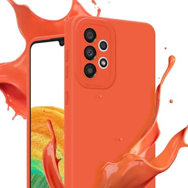 Samsung Galaxy A32 4G Suojakuori Kotelo (Oranssi)