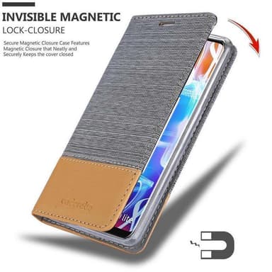 Huawei MATE 20 LITE Suojakuori Lompakkokotelo (harmaa)