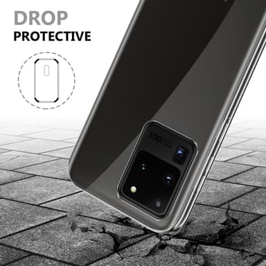 Samsung Galaxy S20 ULTRA Suojakuori Cover (Läpinäkyvä)