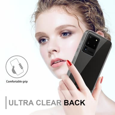 Samsung Galaxy S20 ULTRA Suojakuori Cover (Läpinäkyvä)