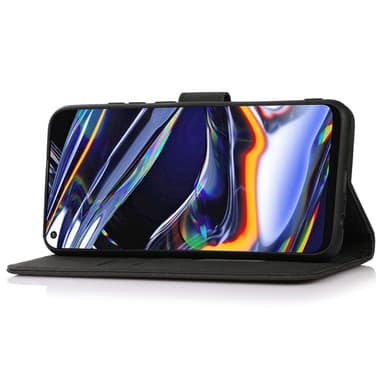 SKALO Motorola Moto G85 5G KHAZNEH Lompakkokotelo PU-nahasta - Musta