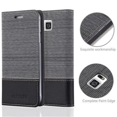 Samsung Galaxy ALPHA Suojakuori Lompakkokotelo (harmaa)