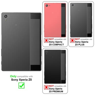 Sony Xperia Z5 Suojakuori Lompakkokotelo (Sininen)