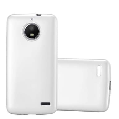 Motorola MOTO E4 Suojakuori Kotelo (Hopea)
