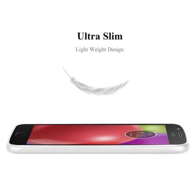 Motorola MOTO E4 Suojakuori Kotelo (Hopea)