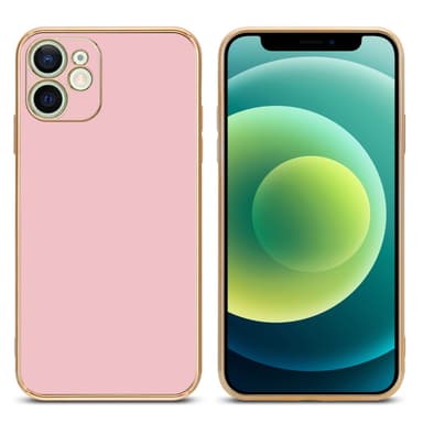 iPhone 12 Suojakuori Case Cover (Vaaleanpunainen)