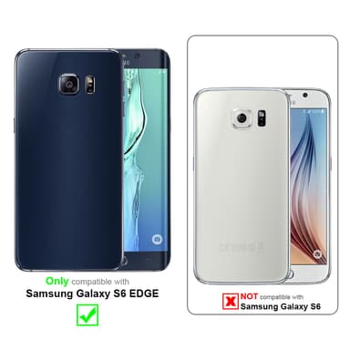 Lompakkokotelo Samsung Galaxy S6 EDGE Case (Ruskea)