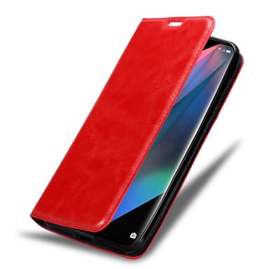 Oppo FIND X3 PRO Suojakuori Lompakkokotelo (Punainen)