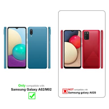 Samsung Galaxy A02 / M02 Suojakuori Universaali (Musta)