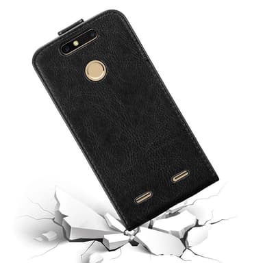 ZTE Blade V8 MINI Suojakuori Lompakkokotelo (Musta)