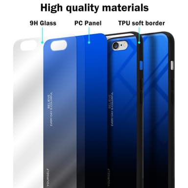 Suojakuori iPhone 6 / 6S Kotelo (Musta)