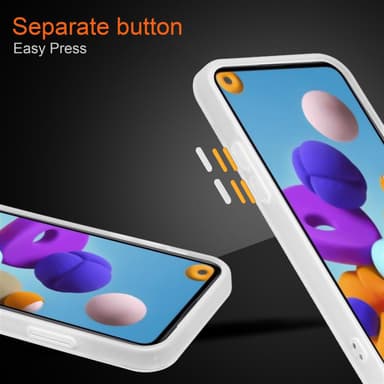 Samsung Galaxy A21 Suojakuori Kotelo (Läpinäkyvä)