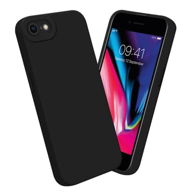 iPhone 7 / 7S / 8 / SE 2020 Suojakuori Kotelo (Musta)