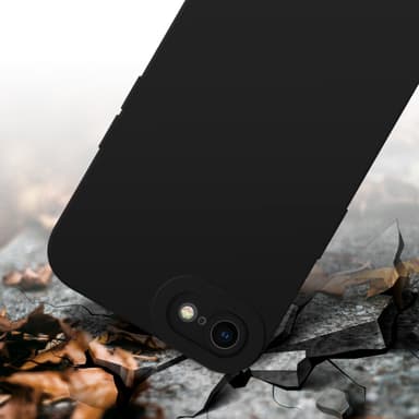 iPhone 7 / 7S / 8 / SE 2020 Suojakuori Kotelo (Musta)
