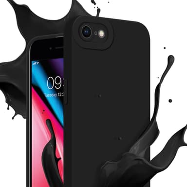 iPhone 7 / 7S / 8 / SE 2020 Suojakuori Kotelo (Musta)