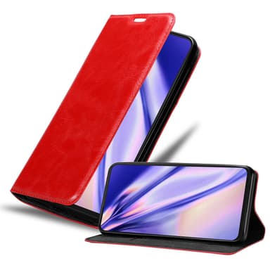 Motorola ONE HYPER Suojakuori Lompakkokotelo (Punainen)